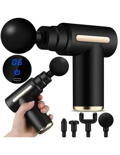 RELIEVIX- Massage Gun Compacta- Alivio Muscular Profundo em Minutos