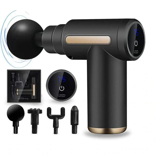 RELIEVIX- Massage Gun Compacta- Alivio Muscular Profundo em Minutos